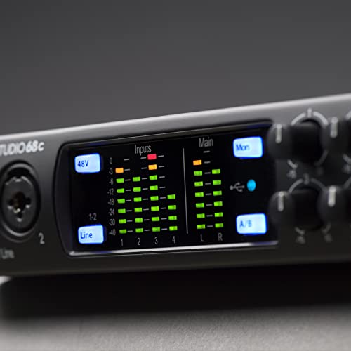 PreSonus Studio 68c 6x6, 192 kHz, USB Audio Interface with Studio One Artist and Ableton Live Lite DAW Recording Software PreSonus Studio 68c 6x6, 192 kHz, USB Audio Interface with Studio One Artist and Ableton Live Lite DAW Recording Software